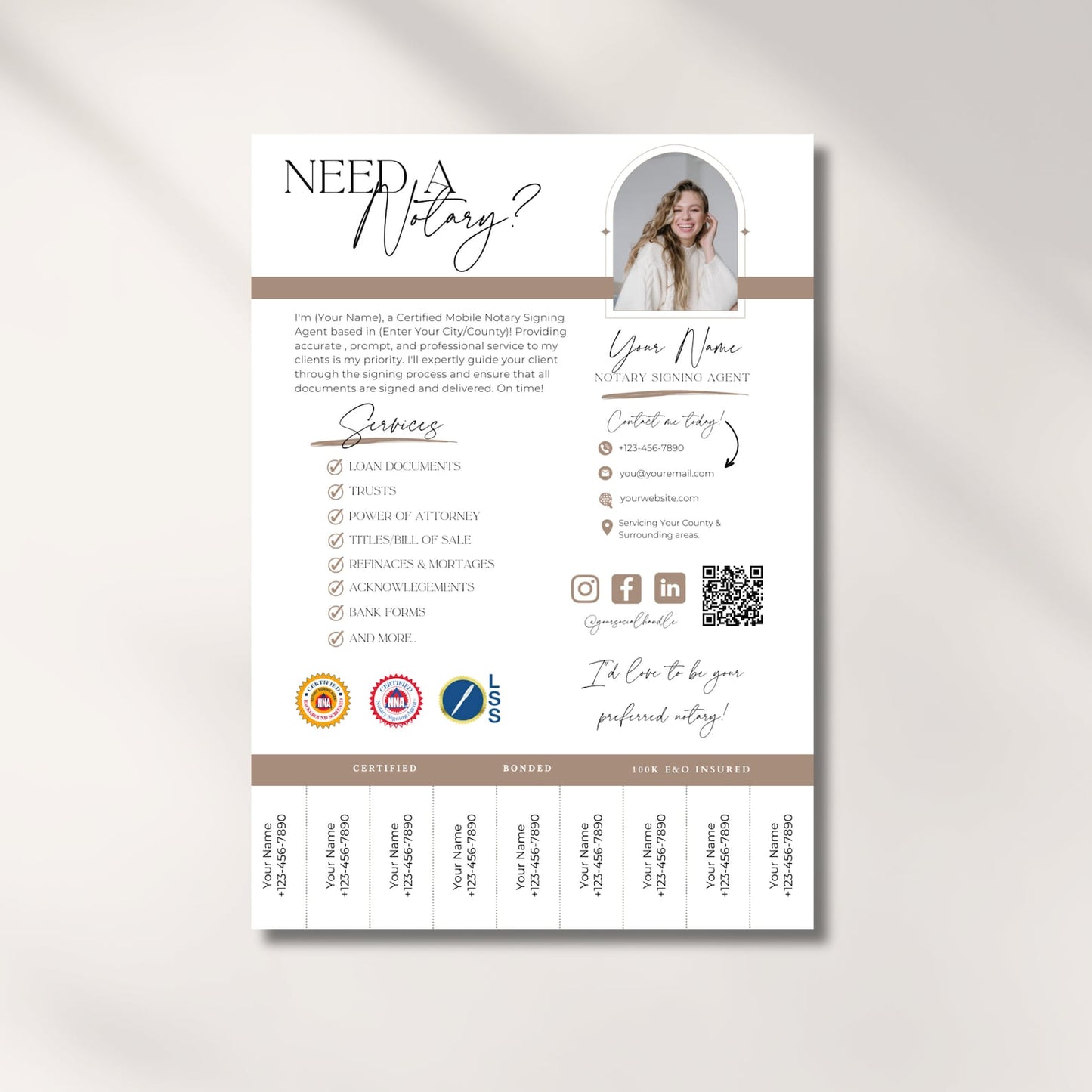 Notary Bundle, Notary Branding Bundle, Notary Flyer Templates, Notary Canva Templates, Notary Marketing Templates, Loan Signing Agent
